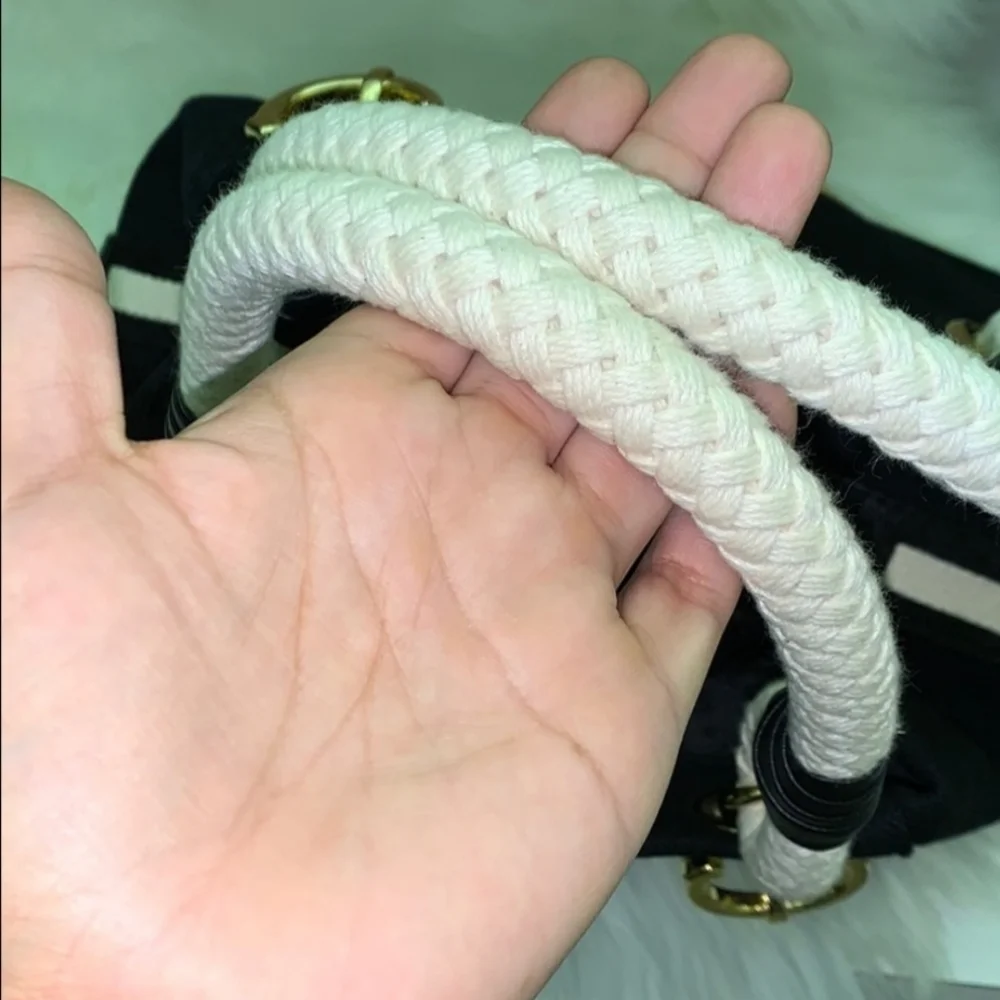 MICHAEL KORS MARINA NAUTICAL GOLD ANCHOR ROPE TOTE